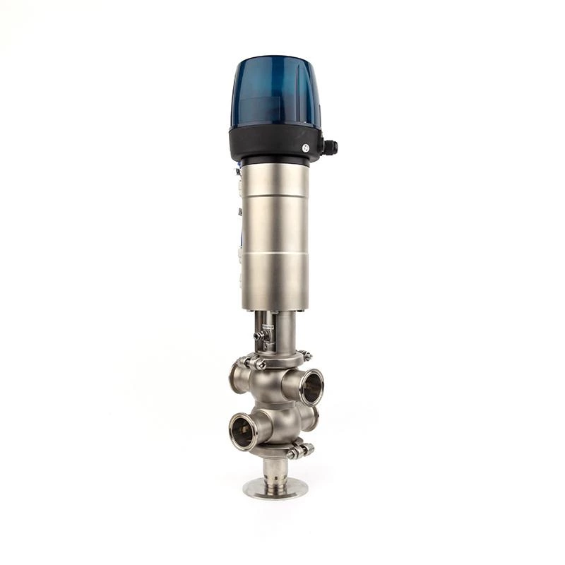 Stainless Steel Sanitary Intelligent Pneumatic Mix-Proof Valves