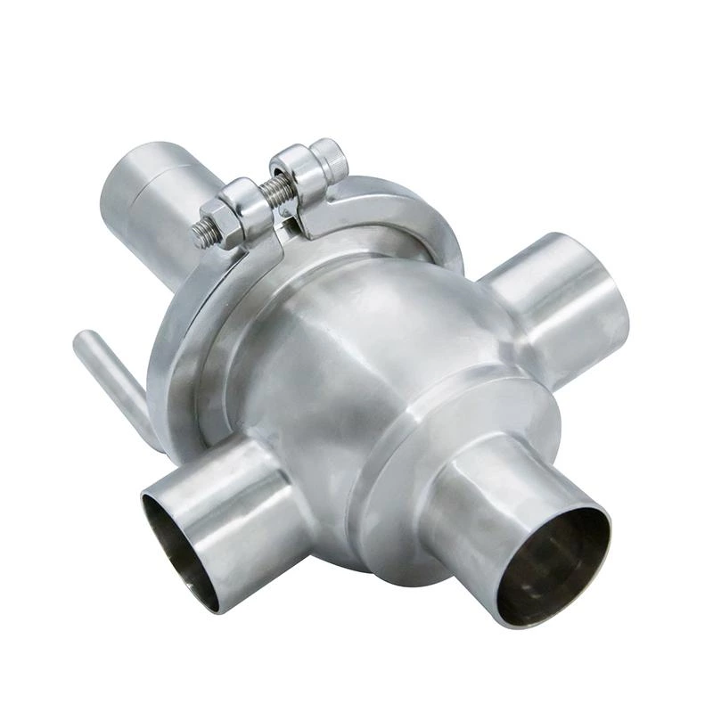 Hygienic Sanitary Shut Off Single Seat Diverter Valves