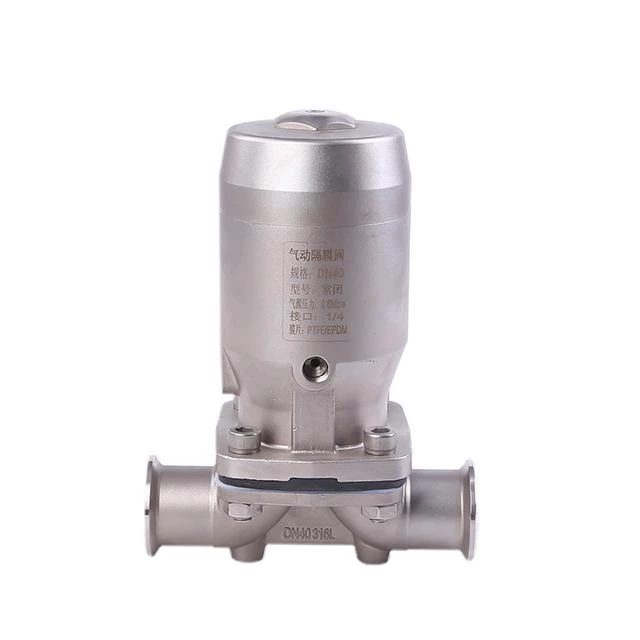 304 Stainless Steel Sanitary Manual Diaphragm Valve