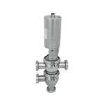 Sanitary Hygienic Stainless Steel Flow Division Diverter Valves