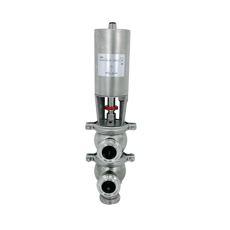 Sanitary Hygienic Stainless Steel Flow Division Diverter Valves