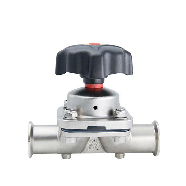 Sanitary Stainless Steel Clamp Type Manual Diaphragm Valve