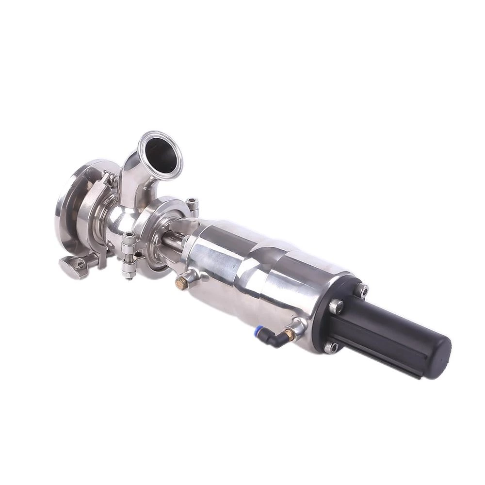 Sanitary Stainless Steel Pneumatic Clamped Tank Bottom Valve