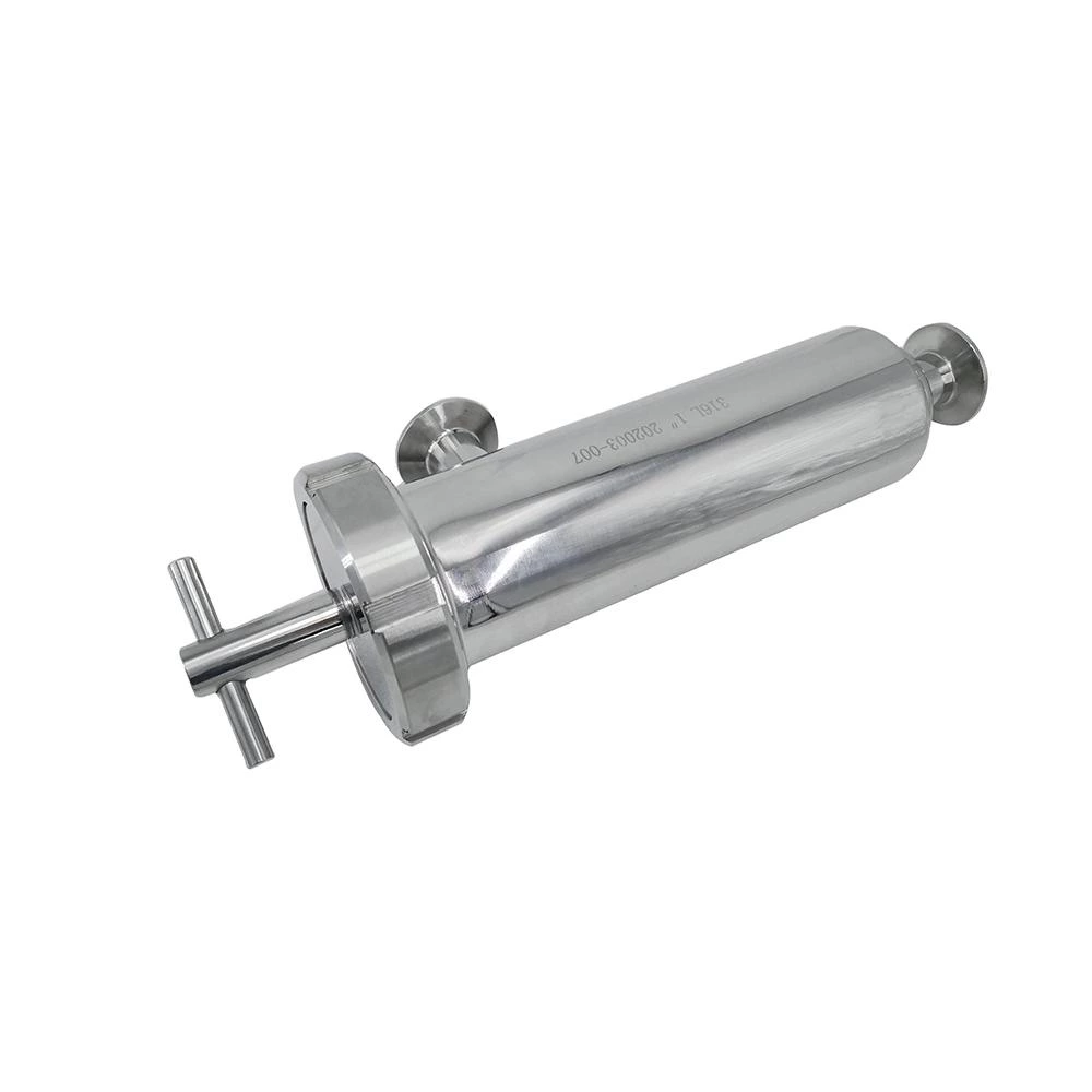 Sanitary Stainless Steel Welding Angle Type Strainer