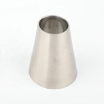 Sanitary Stainless Steel Concentric Reducer With Mirror-finished Interior And Matte Exterior