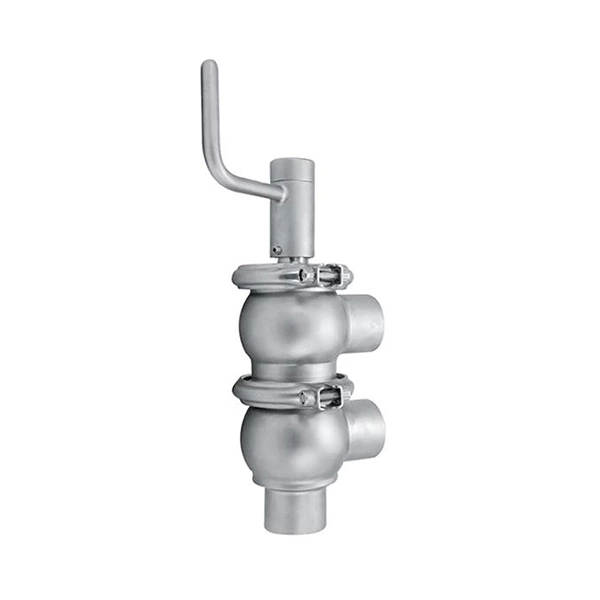 Stainless Steel LL Sanitary Cut Off Diverter Valves