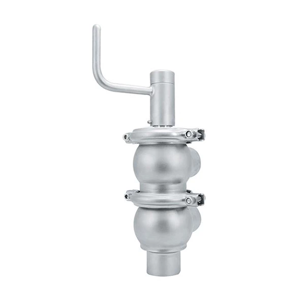 Stainless Steel LL Sanitary Cut Off Diverter Valves