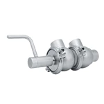 Stainless Steel LL Sanitary Cut Off Diverter Valves