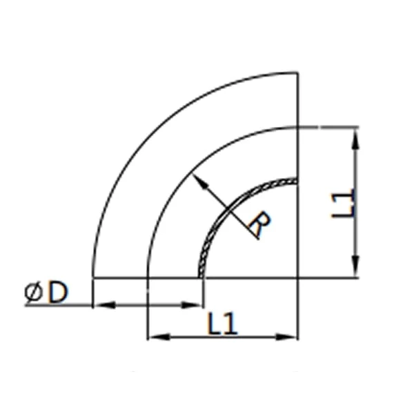 90°Welded Elbow,2S