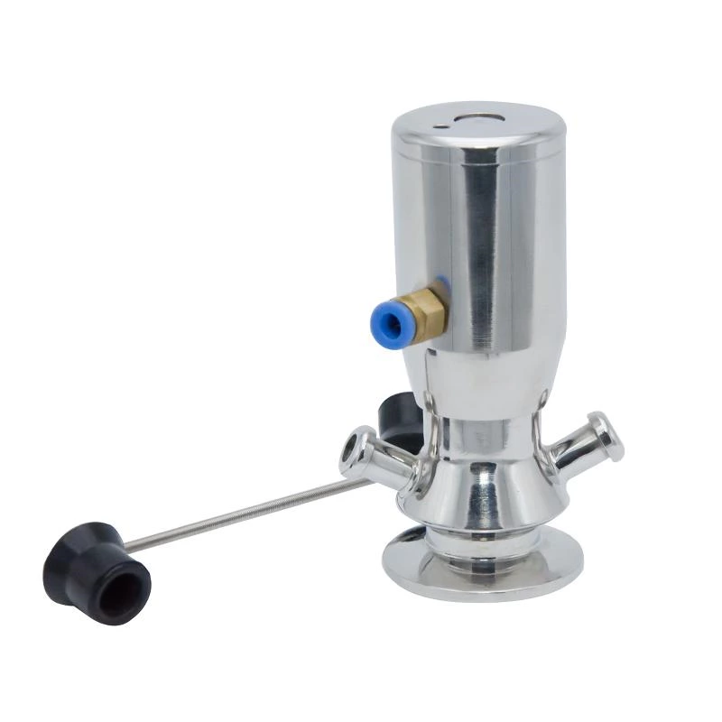 Stainless Steel Sanitary Aseptic Pneumatic Sampling Cock Valves