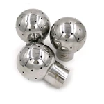 Sanitary Stainless Steel Double Clamp Rotary Spray Ball