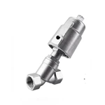 Sanitary Stainless Steel Welding Type Angle Seat Valve