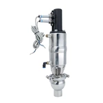 Sanitary Pneumatic 3 Way Flow Diversion Diverter Valves