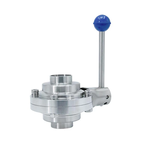 Stainless Steel Sanitary Hygienic Weld Butterfly Type Ball Valves