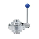 Stainless Steel Sanitary Hygienic Weld Butterfly Type Ball Valves