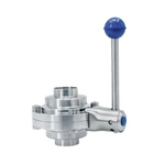 Stainless Steel Sanitary Hygienic Weld Butterfly Type Ball Valves