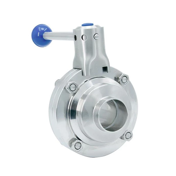 Stainless Steel Sanitary Hygienic Weld Butterfly Type Ball Valves