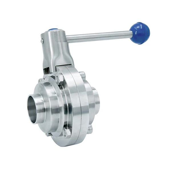 Stainless Steel Sanitary Hygienic Weld Butterfly Type Ball Valves