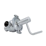 Stainless Steel L Sanitary Manual Shut-off Diverter Valves