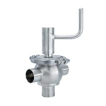 Stainless Steel L Sanitary Manual Shut-off Diverter Valves