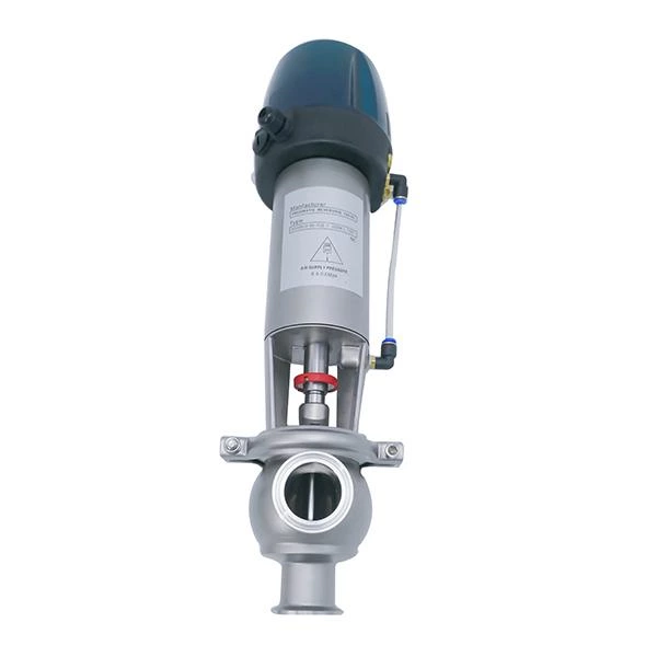 Sanitary L Cut-off Pneumatic Diverter Valves with C-top