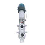 Sanitary L Cut-off Pneumatic Diverter Valves with C-top