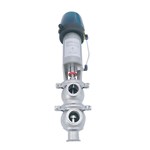Sanitary L Cut-off Pneumatic Diverter Valves with C-top