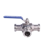 Stainless Steel Sanitary Straight Two Ways Manual Ball Valves