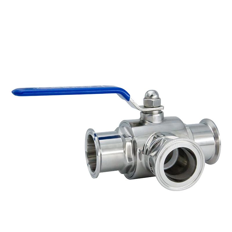 Stainless Steel Sanitary Straight Two Ways Manual Ball Valves