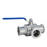 Stainless Steel Sanitary Straight Two Ways Manual Ball Valves