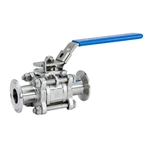 Stainless Steel Sanitary Straight Two Ways Manual Ball Valves