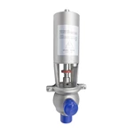 Stainless Steel Sanitary Hygienic Pneumatic L Diverter Valves