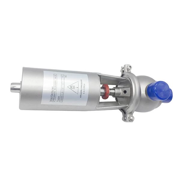 Stainless Steel Sanitary Hygienic Pneumatic L Diverter Valves