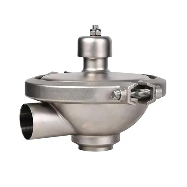 CPM Series Sanitary Butt Weld Pneumatic Constant Pressure Valve Back Pressure Valves