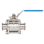 Stainless Steel Sanitary Hygienic Tri Clamp 3-piece Ball Valves