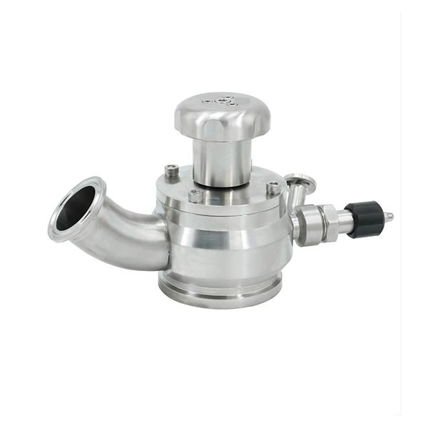 Sanitary Stainless Steel Manual Sterile Tank Bottom Valve With Sampling Valve