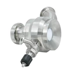 Sanitary Stainless Steel Manual Sterile Tank Bottom Valve With Sampling Valve