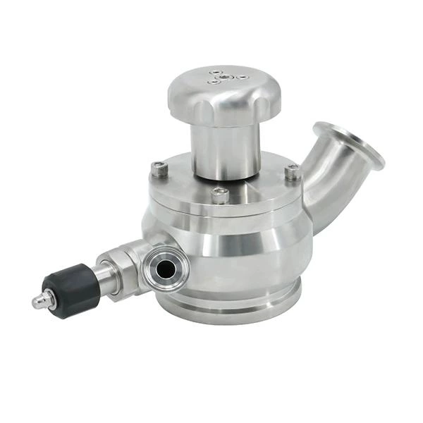 Sanitary Stainless Steel Manual Sterile Tank Bottom Valve With Sampling Valve