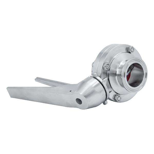 Sanitary Hygienic Ferrule Ends Manual Butterfly Valves