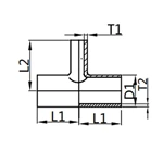 Reducing Tee,BPE-S7RWWW