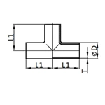 Welded Tee,BPE-S7WWW