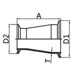 Concentric Reducer,31-14MP,32-14MP