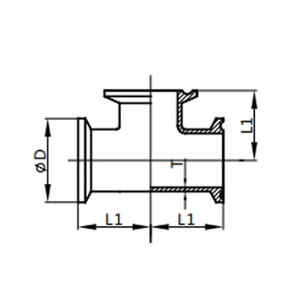 Tee ends Ferrule,BPE-7MP