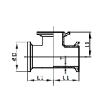 Tee ends Ferrule,BPE-7MP