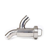 Sanitary 304 316L Welding Angle Type Filter Strainer
