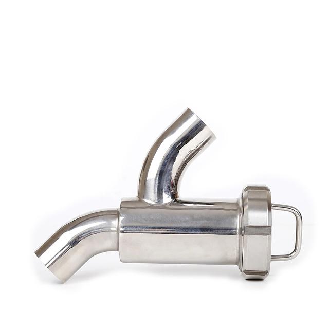 Sanitary 304 316L Welding Angle Type Filter Strainer