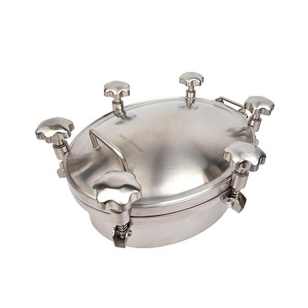 Sanitary Circular Outward Tank Manway with Sight Glass