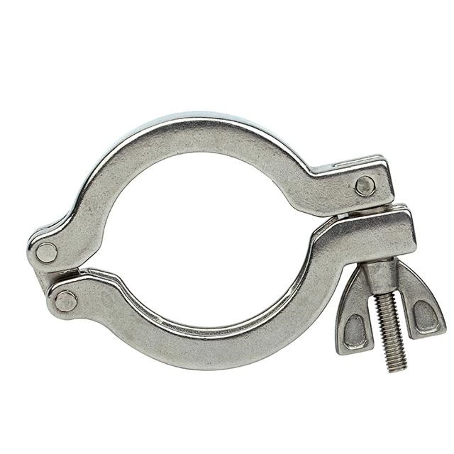 Sanitary Double Pin Heavy Duty Clamp Ferrule Assembly