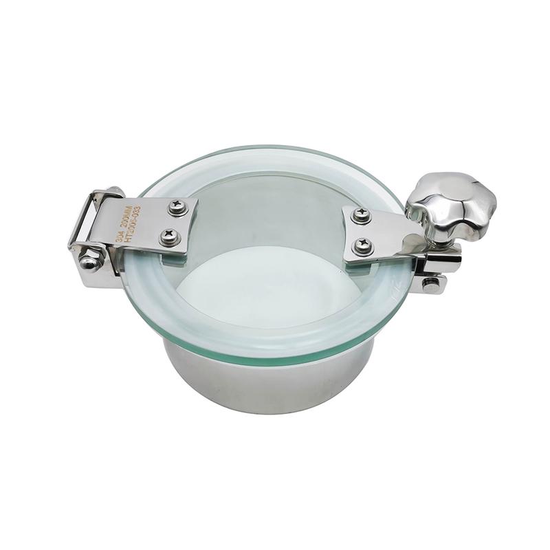 Sanitary Hygienic Stainless Steel Transparent Pressless Tank Manway