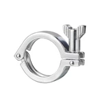 Sanitary Pipe Fitting Single Pin Clamp Ferrule Assembly